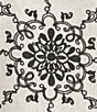 Le' AL.X Woven Embroidered Collared Short Sleeve Button Front Coordinating Shirt - Image 4