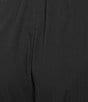 Le' AL.X Woven Ripstop Mid Rise Drawcord Leg Parachute Pants, Color:Black - Image 4