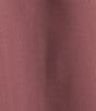 Color:Tea Rose - Image 5 - 2-Piece Tulip Hem Front Pearl Trim Sleeve Round Keyhole Neck Pant Set
