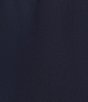 Color:Navy - Image 3 - 2-Piece Tulip Hem Front Pearl Trim Sleeve Round Keyhole Neck Pant Set