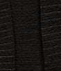 Color:Black - Image 5 - 3/4 Sleeve Round Neck Pearl Trim 2-Piece Jacket Dress