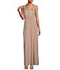 Le Bos Embroidered 3/4 Sleeve Square Neck 2-Piece Jacket Dress, Color:Champagne - Image 3