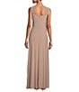 Color:Champagne - Image 4 - Embroidered 3/4 Sleeve Square Neck 2-Piece Jacket Dress