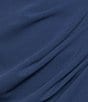 Le Bos Plus Size Sequin Mesh Trim Ruched Shoulder Long Dress - Image 3