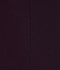 Le Bos Stretch Sequin Lace Mesh Crew Neck 3/4 Illusion Sleeves Back Slit Column Dress, Color:Light Eggplant - Image 3