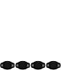 Le Creuset Gourmet Collection Enameled Cast Iron Set of 4 Mini Oval Bakers, Color:Licorice - Image 4