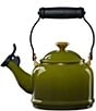 Le Creuset 1.25-Quart Enameled Steel Demi Tea Kettle with Stainless Steel Knob, Color:Olive - Image 2