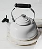 Le Creuset 1.7 -Quart Enamel Steel Classic Whistling Kettle with Stainless Steel Knob, Color:White - Image 2