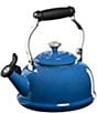 Color:Marseille - Image 1 - 1.7 -Quart Enamel Steel Classic Whistling Kettle with Stainless Steel Knob