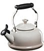 Color:Meringue - Image 1 - 1.7 -Quart Enamel Steel Classic Whistling Kettle with Stainless Steel Knob