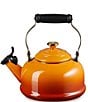 Le Creuset 1.8-Quart Enamel Steel Noel Classic Whistling Kettle, Color:Persimmon - Image 1