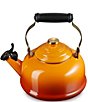 Le Creuset 1.8-Quart Enamel Steel Noel Classic Whistling Kettle, Color:Persimmon - Image 2