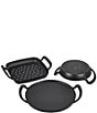 Color:Matte Black - Image 5 - 10#double; Enameled Cast Iron Alpine Outdoor Skillet