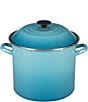 Color:Caribbean - Image 1 - 10-Quart Enameled Steel Stockpot