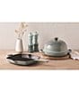 Le Creuset 10.25#double; Signature Square Skillet Grill, Color:Sea Salt - Image 2