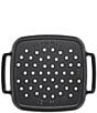 Le Creuset 12#double; Enameled Cast Iron Alpine Outdoor Square Grill Basket - Image 1