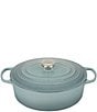 Color:Sea Salt - Image 1 - 6.75-Quart Signature Oval Dutch Oven with Stainless Steel Knob, Sea Salt