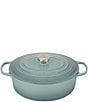Le Creuset 6.75-Quart Signature Oval Dutch Oven with Stainless Steel Knob, Sea Salt, Color:Sea Salt - Image 1