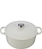 Color:White - Image 1 - 9-Quart Signature Round Dutch Oven with Stainless Steel Handle