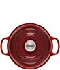 Le Creuset 9.5#double; Signature Cast Iron Bread Oven, Color:Cerise - Image 3