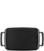 Le Creuset Alpine Outdoor Collection Enameld Cast Iron Rectangular Griddle, 15.75#double;, Color:Licorice - Image 1