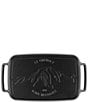 Le Creuset Alpine Outdoor Collection Enameld Cast Iron Rectangular Griddle, 15.75#double;, Color:Licorice - Image 2