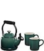 Color:Artichaut - Image 1 - Demi Kettle w/ Stainless Steel Knob and Mugs Set