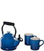 Color:Marseille - Image 1 - Demi Kettle w/ Stainless Steel Knob and Mugs Set