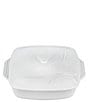 Color:White - Image 1 - Eiffel Tower Collection Signature Square Covered Casserole Dish