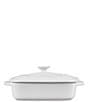 Color:White - Image 2 - Eiffel Tower Collection Signature Square Covered Casserole Dish