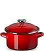 Le Creuset Enamel On Steel Petite Stockpot 3.8-Quart, Color:Cerise - Image 2