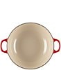 Le Creuset Enameled Cast Iron Holly Collection Traditional Chef's Oven with Lid, 4.5-Quart, Color:Cerise - Image 3