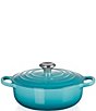 Le Creuset Enameled Cast Iron Signature Round Sauteuse, 3.5-qt., Color:Caribbean - Image 2