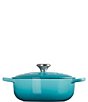 Le Creuset Enameled Cast Iron Signature Round Sauteuse, 3.5-qt., Color:Caribbean - Image 3