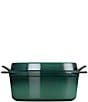 Le Creuset Enameled Cast Iron Traditional Oval Doufeu, 7.25 qt, Color:Artichaut - Image 3