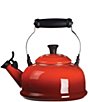 Color:Cherry - Image 1 - 1.8-Quart Enamel Steel Classic Whistling Kettle