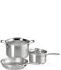 Le Creuset Essentials Stainless Steel 5-Piece Cookware Set - Image 1