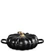 Le Creuset Festive Fall Collection 2.75-qt Signature Enameled Cast Iron Pumpkin Braiser, Color:Licorice - Image 5