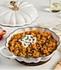 Le Creuset Festive Fall Collection 2.75-qt Signature Enameled Cast Iron Pumpkin Braiser, Color:White - Image 6