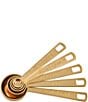 Color:Gold - Image 1 - Gold Measuring Spoons, Set of 5