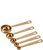 Color:Gold - Image 2 - Gold Measuring Spoons, Set of 5