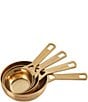 Color:Gold - Image 1 - Gold Stainless Steel Set of 4 Measuring Cups