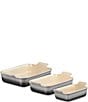 Le Creuset Heritage 3-Piece Rectangular Baking Dish Set - Image 3