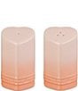 Le Creuset Stoneware Heart Salt & Pepper Set, Color:Peche - Image 1