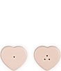 Le Creuset Stoneware Heart Salt & Pepper Set, Color:Peche - Image 2