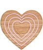Le Creuset Magnetic Wooden Trivet Heart Pink Silicone, Color:Brown - Image 2