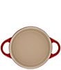 Le Creuset Mini Round Cocotte With Gold Heart Knob, Color:Cerise - Image 3