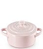 Le Creuset 8-oz. Mini Round Cocotte, Color:Chiffon Pink - Image 2