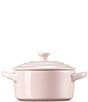 Le Creuset 8-oz. Mini Round Cocotte, Color:Chiffon Pink - Image 4