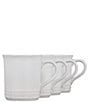Le Creuset Mugs Set of 4, Color:White - Image 2